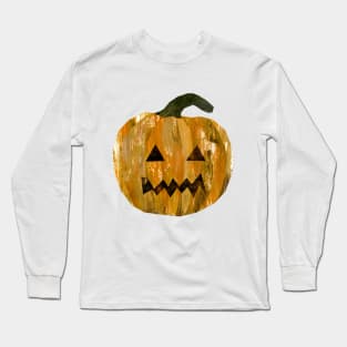 Pumpkin with carvings Long Sleeve T-Shirt